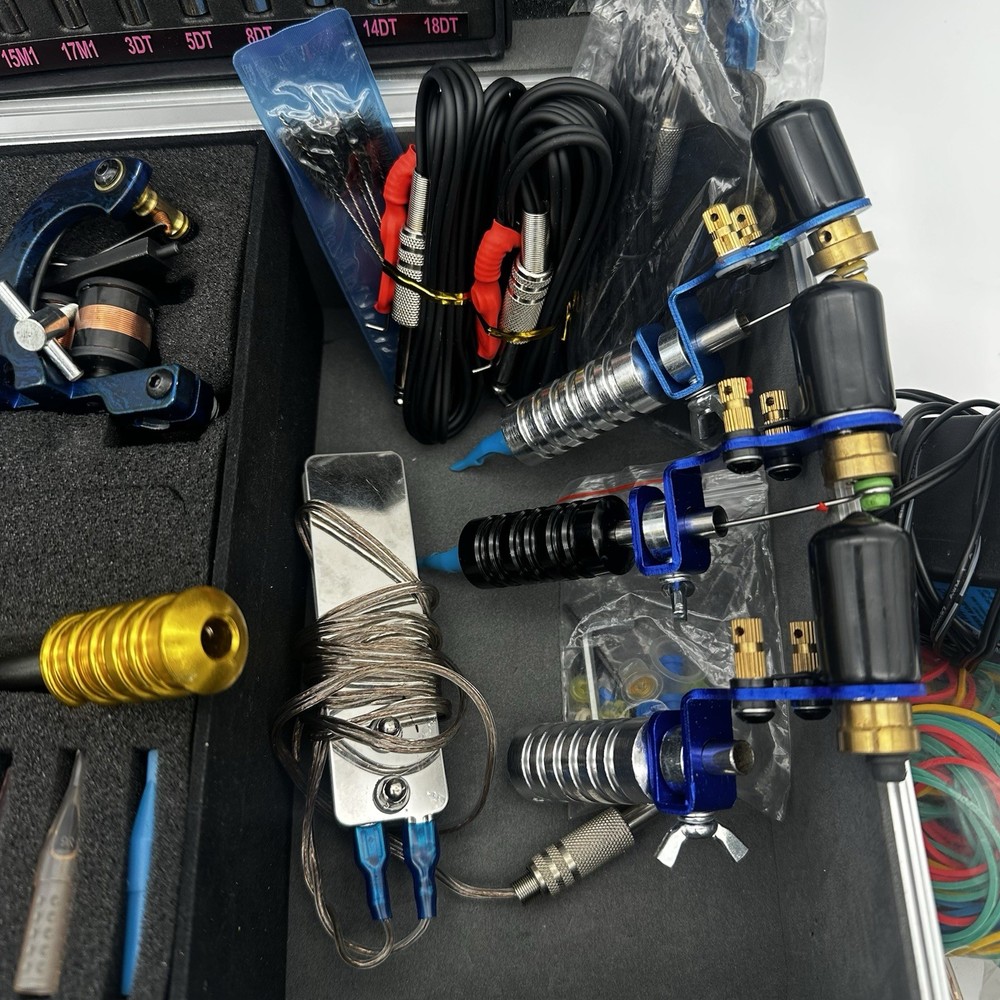 Tattoo Kit With Case Estate Find- Everything Pictured Included EUC