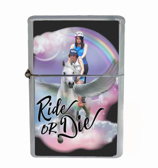 Ride Or Die Rs1 Flip Top Oil Lighter Wind Resistant