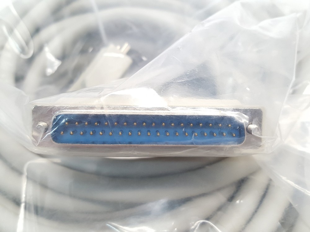 L-COM CSMN37MF-50 Deluxe Molded D-Sub Cable 50' Grey