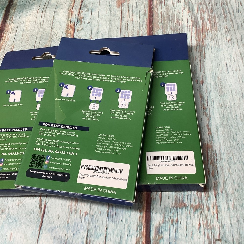 Veyofly fly trap indoor refill 25pack Refill