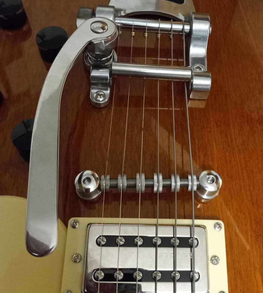 Adjustable Roller Guitar Bridge Stainless Steel Space Control Electric Guitar