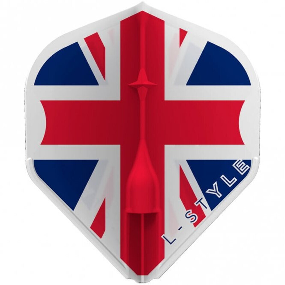 L-Style L1EZ Standard Union Jack Flight - Clear White