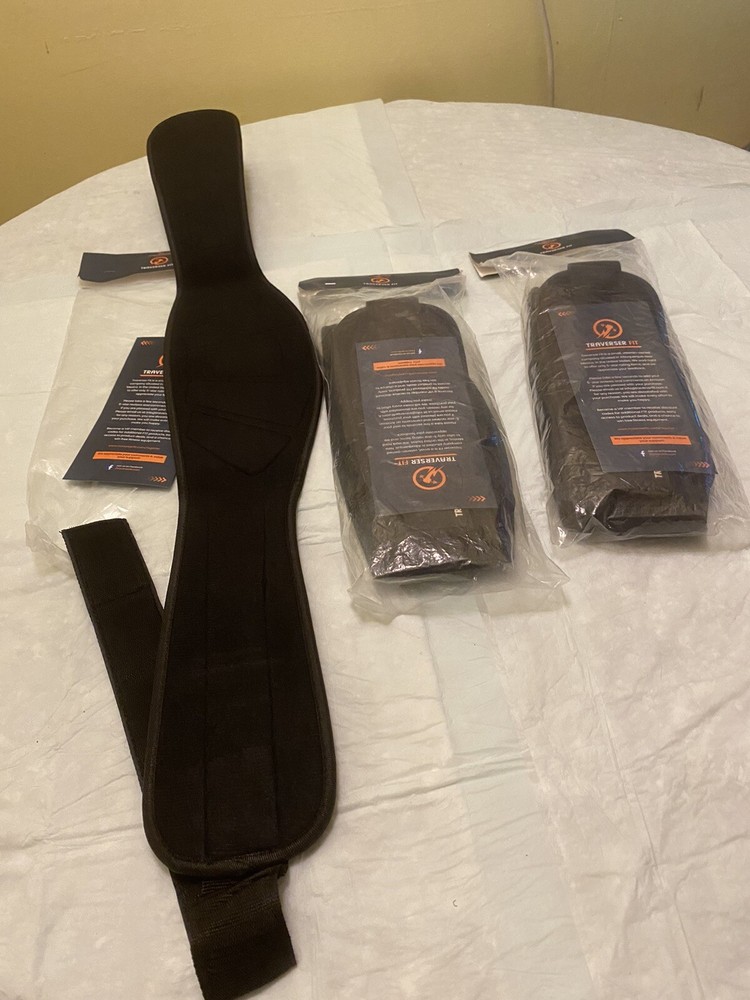 Traverse Fit Medium Weight Training Belts 3 Pack Brand New