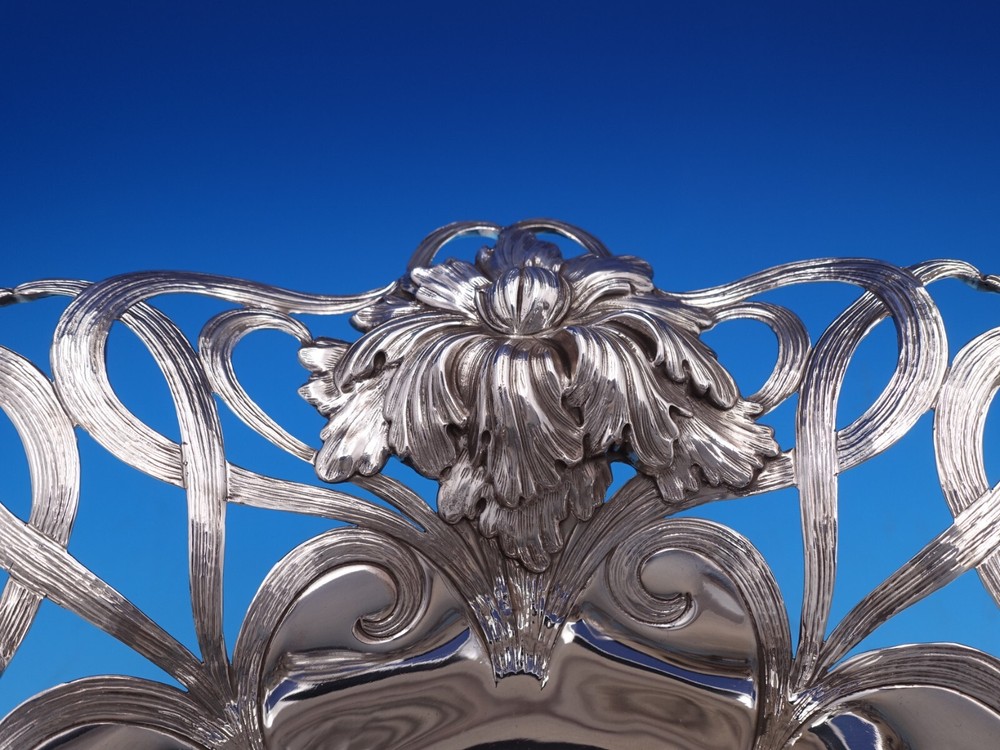 Chrysanthemum by Frank Smith Sterling Silver Fruit Bowl #1855 11" Width (#7970)
