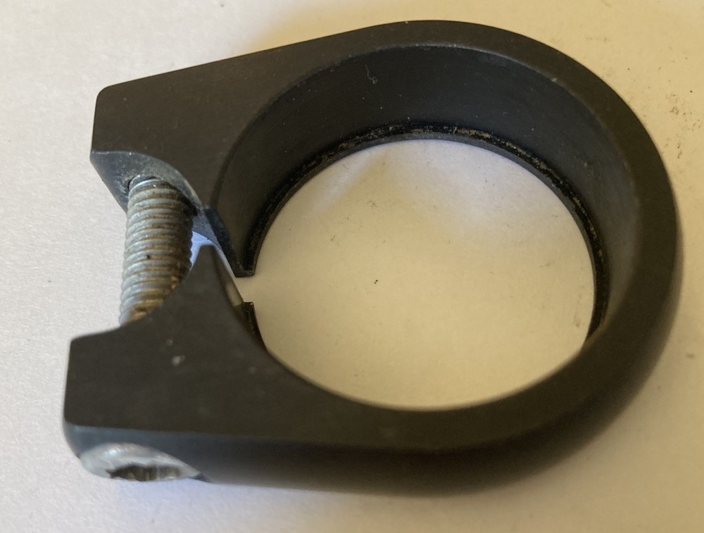 Seatpost Clamp 31.8 mm Black, Bolt