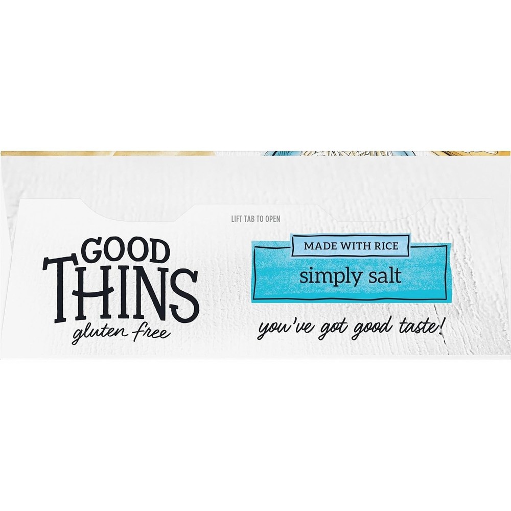 Enjoy Versatile Simply Salt Rice Crackers 3.5 oz - Perfect for Dips & Snacks