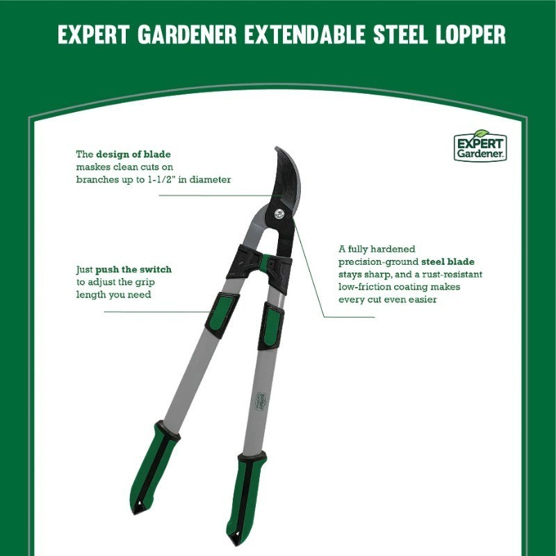 Extendable 38in Lopper Garden Hand Tools Adjustable Lopper Cutting NEW