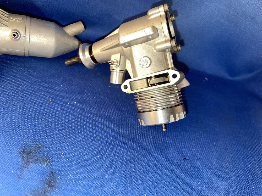 OS 40 FP ABN C/L ENGINE WITH STOCK MUFFLER NICE #108A
