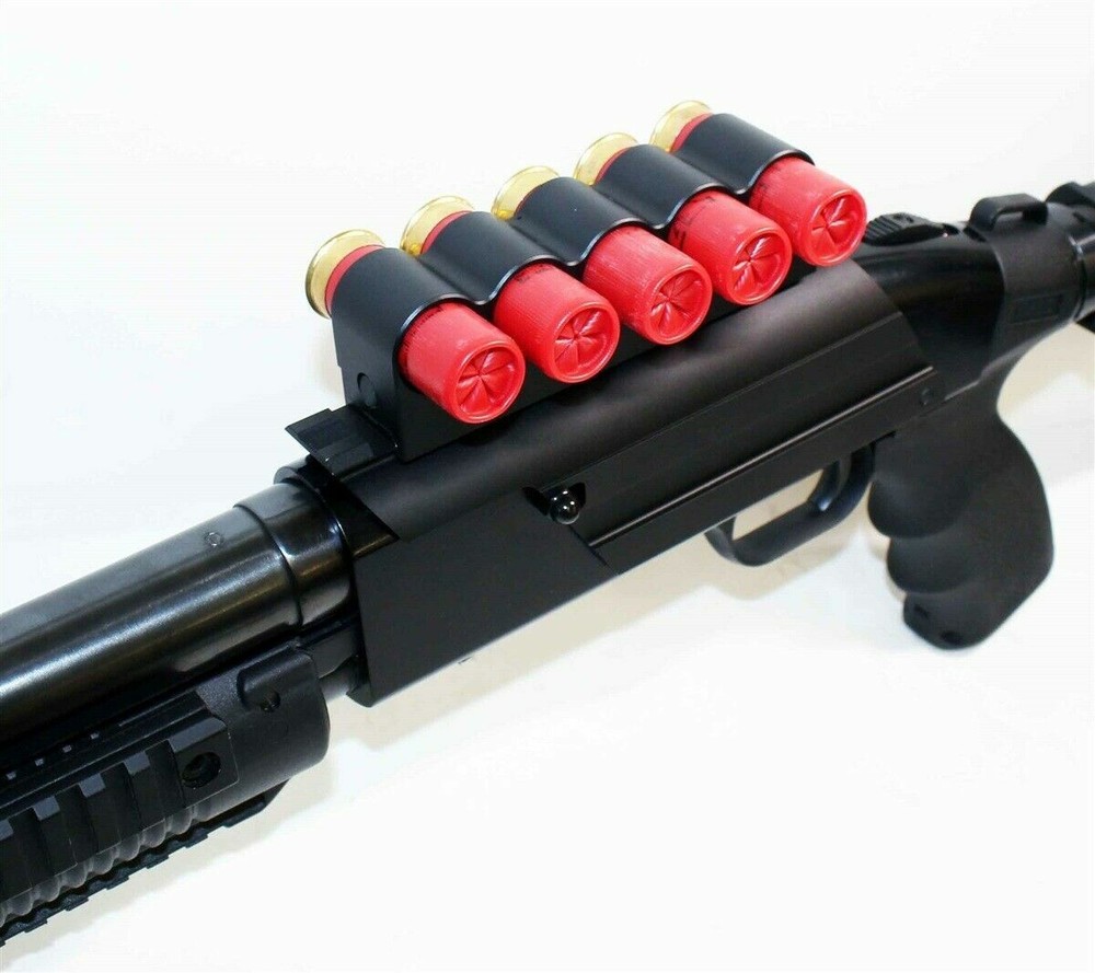 Trinity tactical shell holder compatible with kel tec ksg 12ga pump picatinny.
