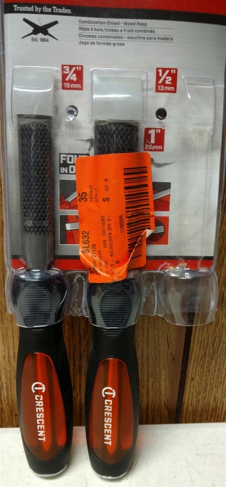 Nicholson Wood Chuck Chisel/Rasp Set (2-Piece) (HL122)