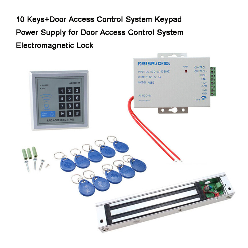 Electric RFID Magnetic Door Lock Access Controller System Maglock Card Keypad