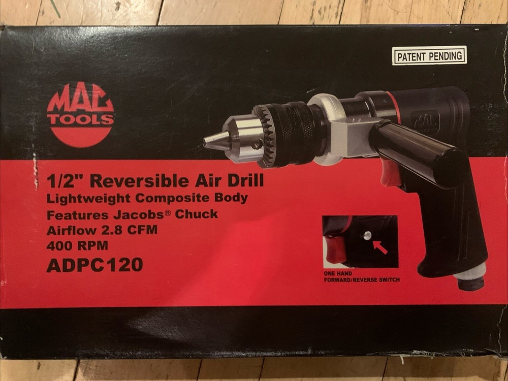 Mac Tools 1/2” Reversible Air Drill