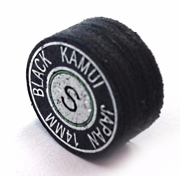 GENUINE KAMUI BLACK 14 MM CUE TIPS