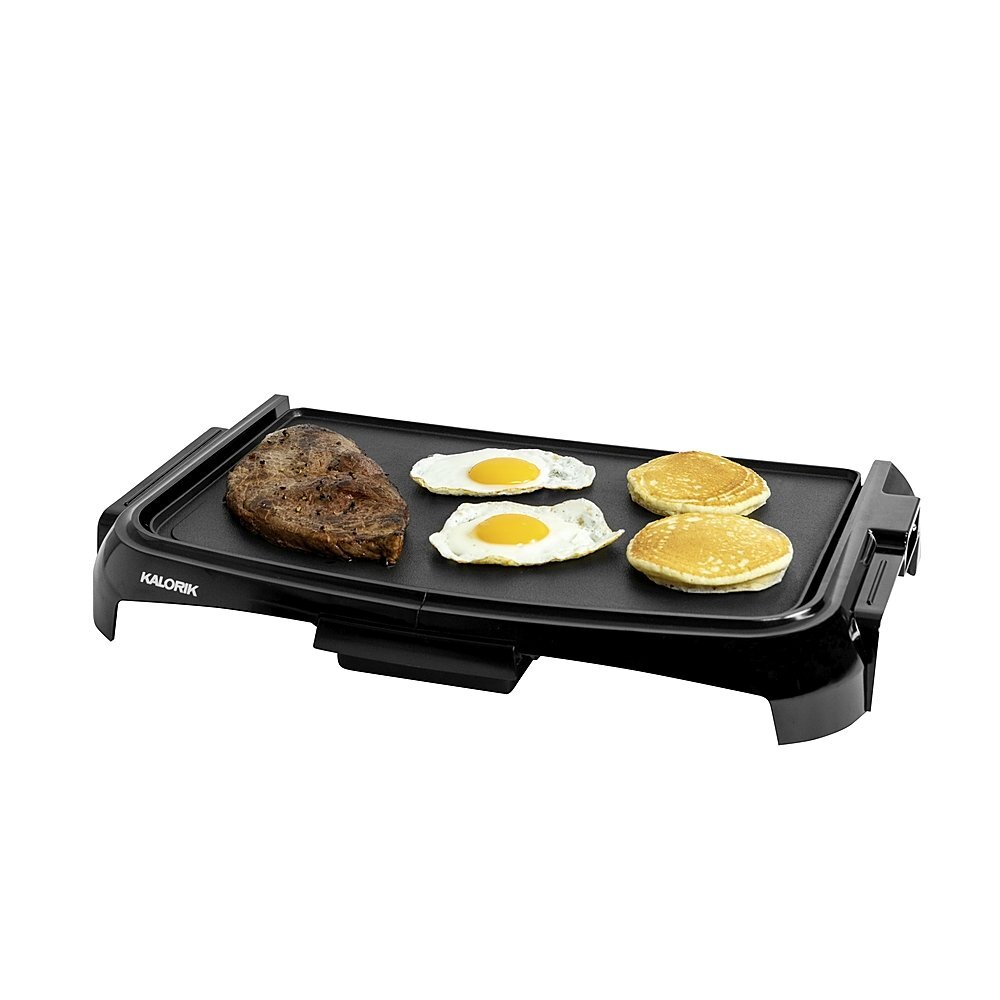 Kalorik Black Diamond Electric Griddle, Black Refurbished
