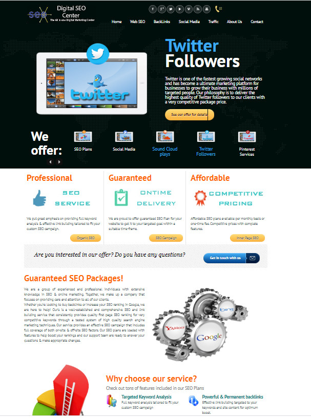 Outstanding SEO Website Free Installation+Hosting