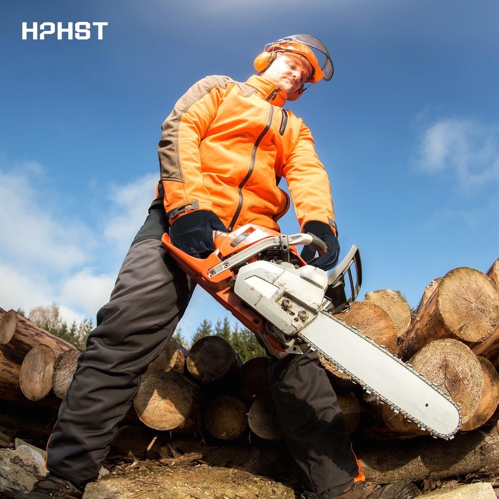 Work Gloves Leather Mechanic Touchscreen Working Construction Glove