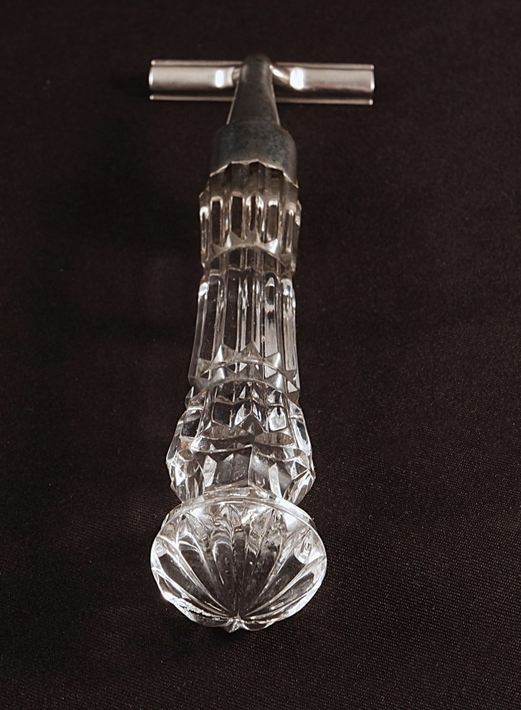 Waterford Crystal Handle Shaving Razor in Box AS IS
