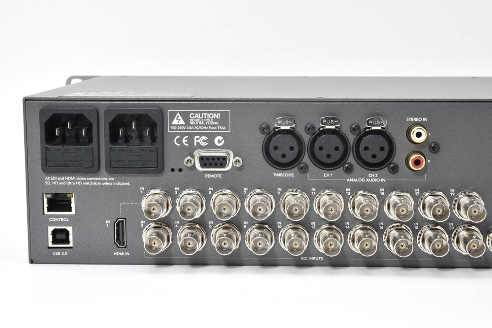 Blackmagic Design ATEM 2 M/E Production Studio 4K Switcher Tested Working