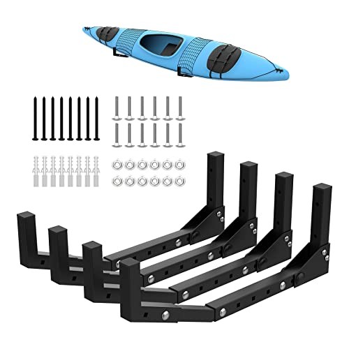 Wall Mount Kayak Storage Rack 2 Pairs for Kayak