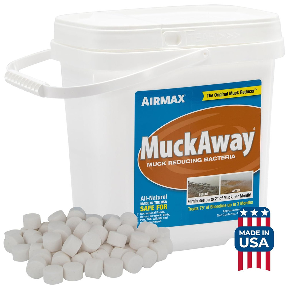 Muckaway Pond Lake Bacteria Sludge Odor Solution Enzyme Tablets US