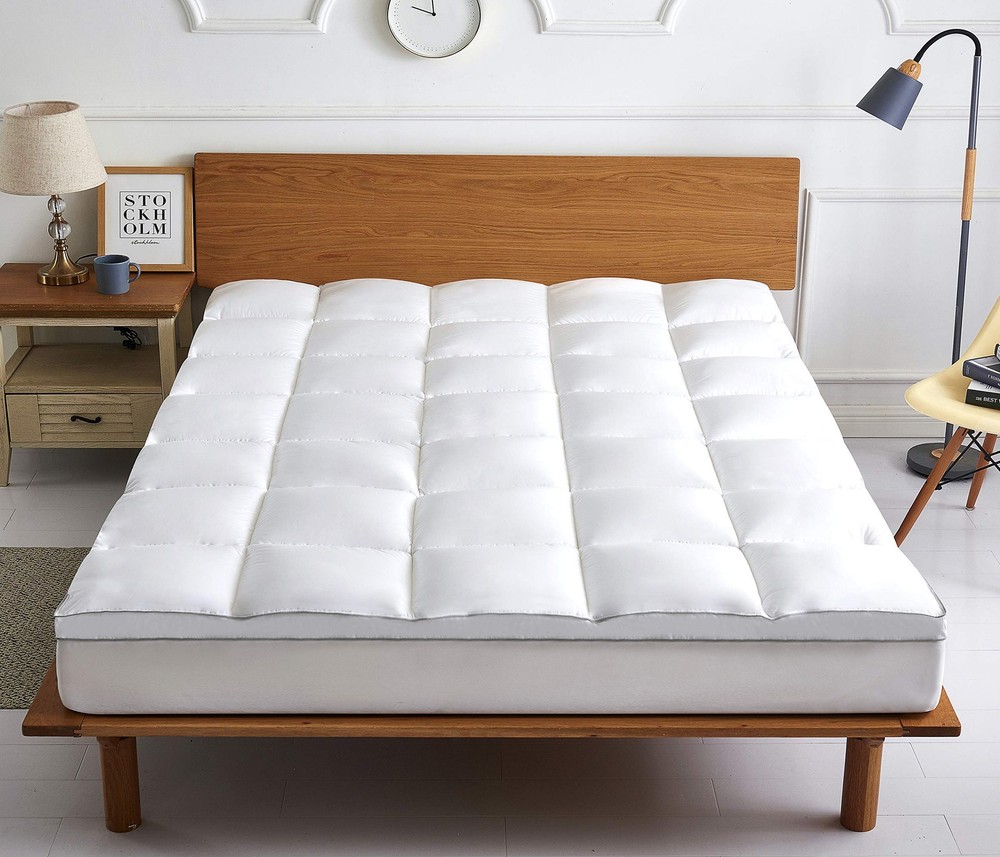 ™ Extra Thick, Cooling Mattress Topper — Pillowtop, Down Alternative Mattress...