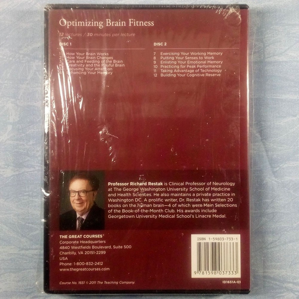 Great Courses 1651 - Optimizing Brain Fitness