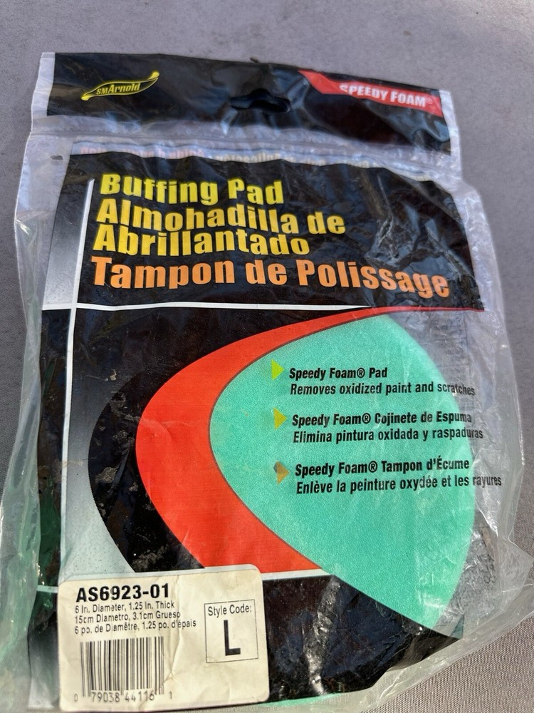 6” Speed Foam Hook And Loop Pad For Oxidation And Scratches