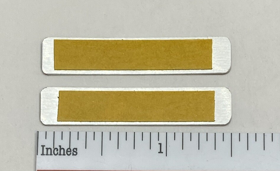 Edwards Audio Custom Made Aluminum Badge PAIR