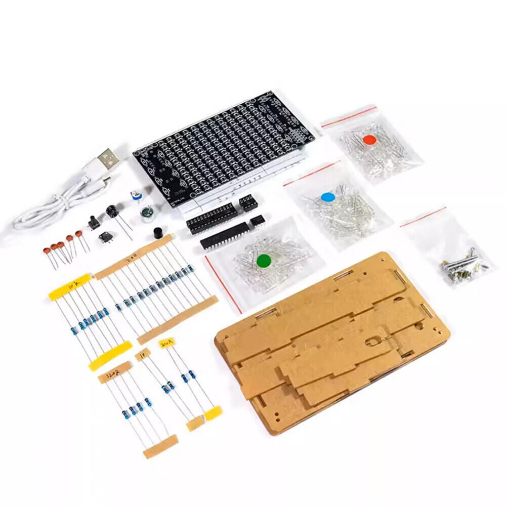 USB Mini Spectrum Display Sound Activated Soldering Project DIY Electronic Kits