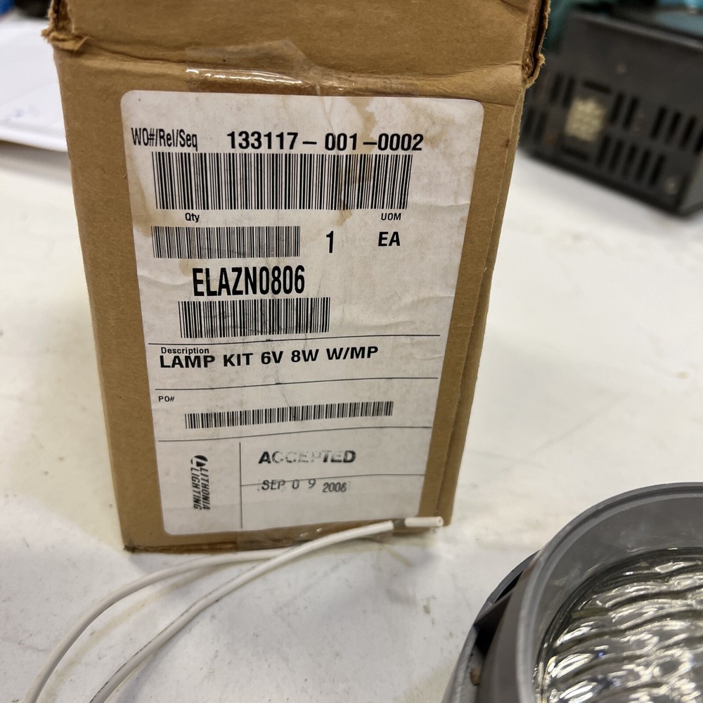 Lithonia Lighting Replacement Lamp ELAZN0806 6V 8W