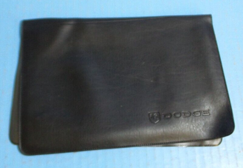 DODGE VINYL DUAL-FOLD CASE FOR OWNERS MANUAL OPERATORS GUIDE USER GUIDE