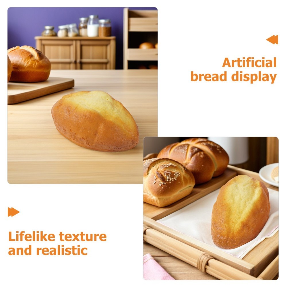 Realistic Pretend Food Props for Display Artificial Bread Arrangement