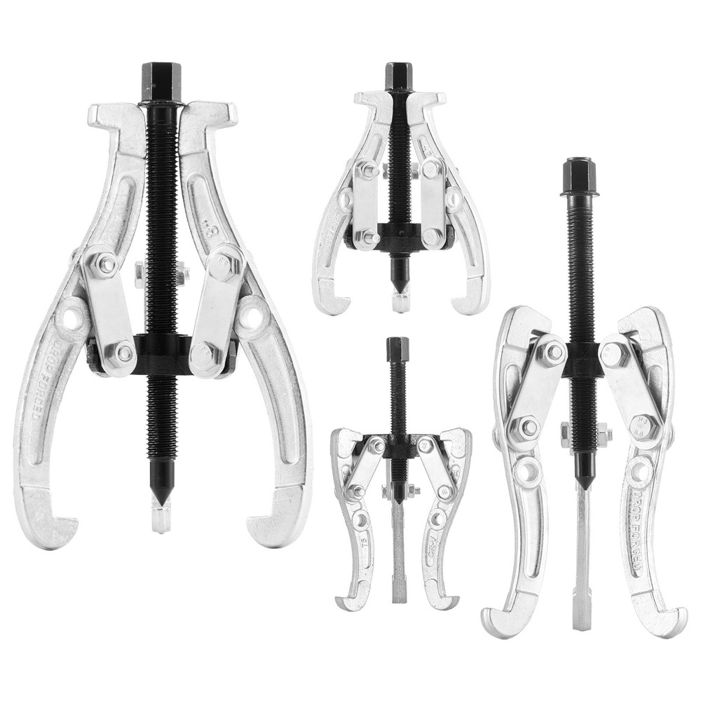 Gear Puller Set 3 in/4 in/6 in/8 in 3 Jaw Bearing Puller Reversible Jaws 2