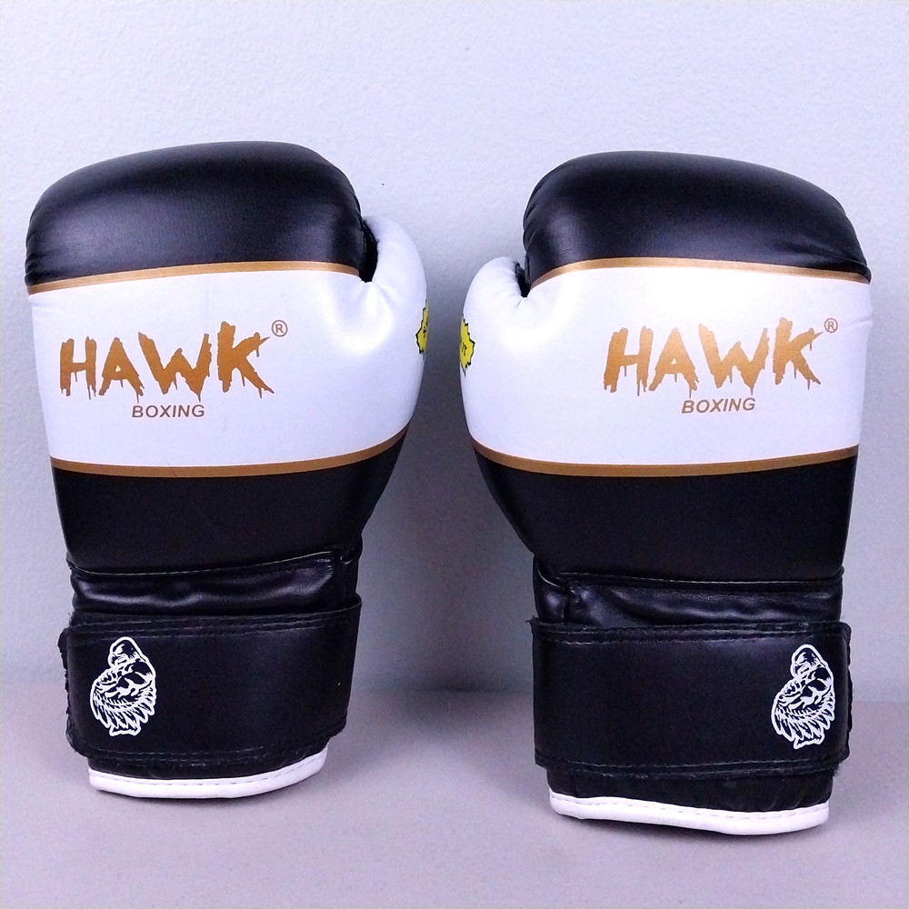 Hawk Youth Boxing Gloves for Training 4 oz Black White