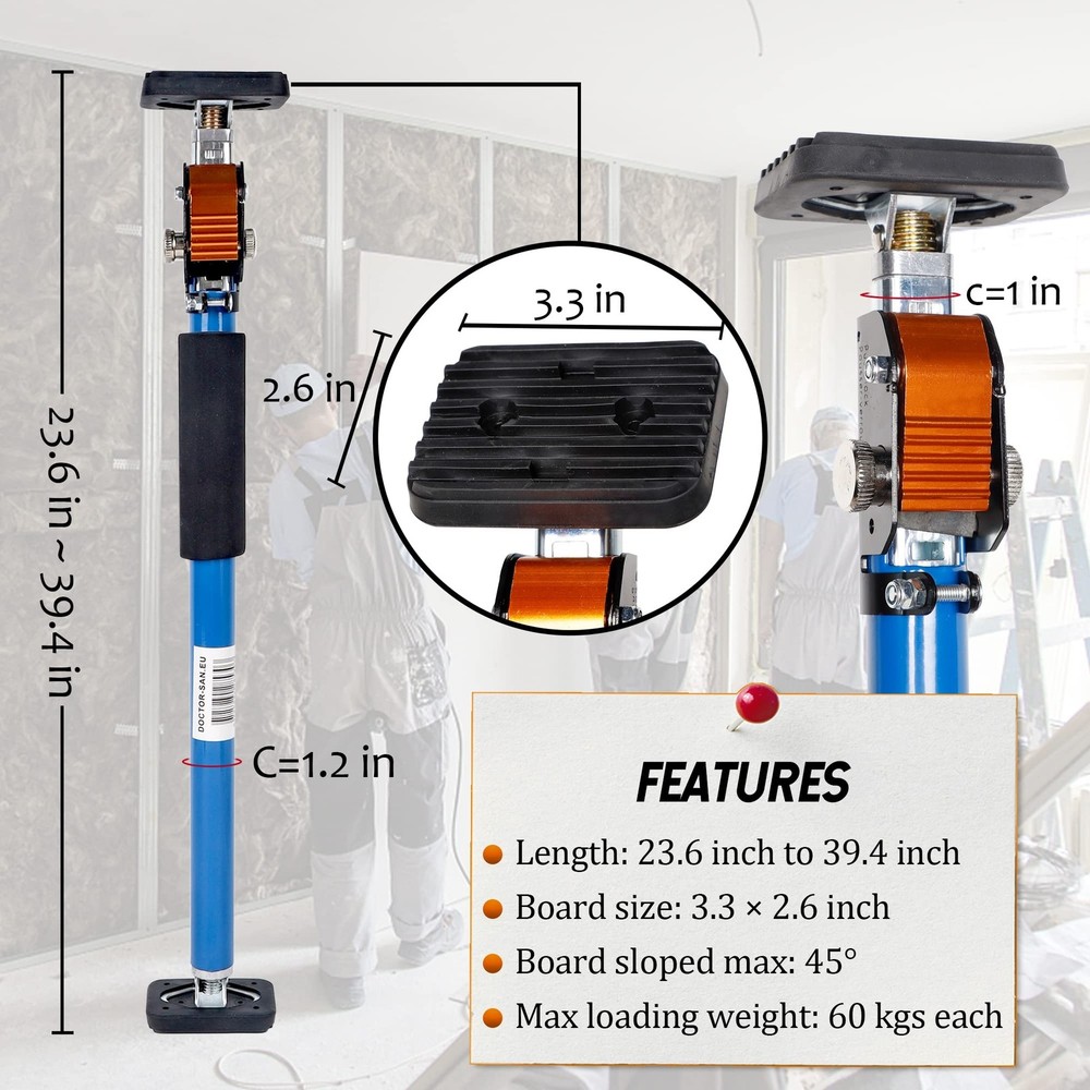 SAND MINE Third Hand Tool, Adjustable Support Pole, 3rd 40 Inch