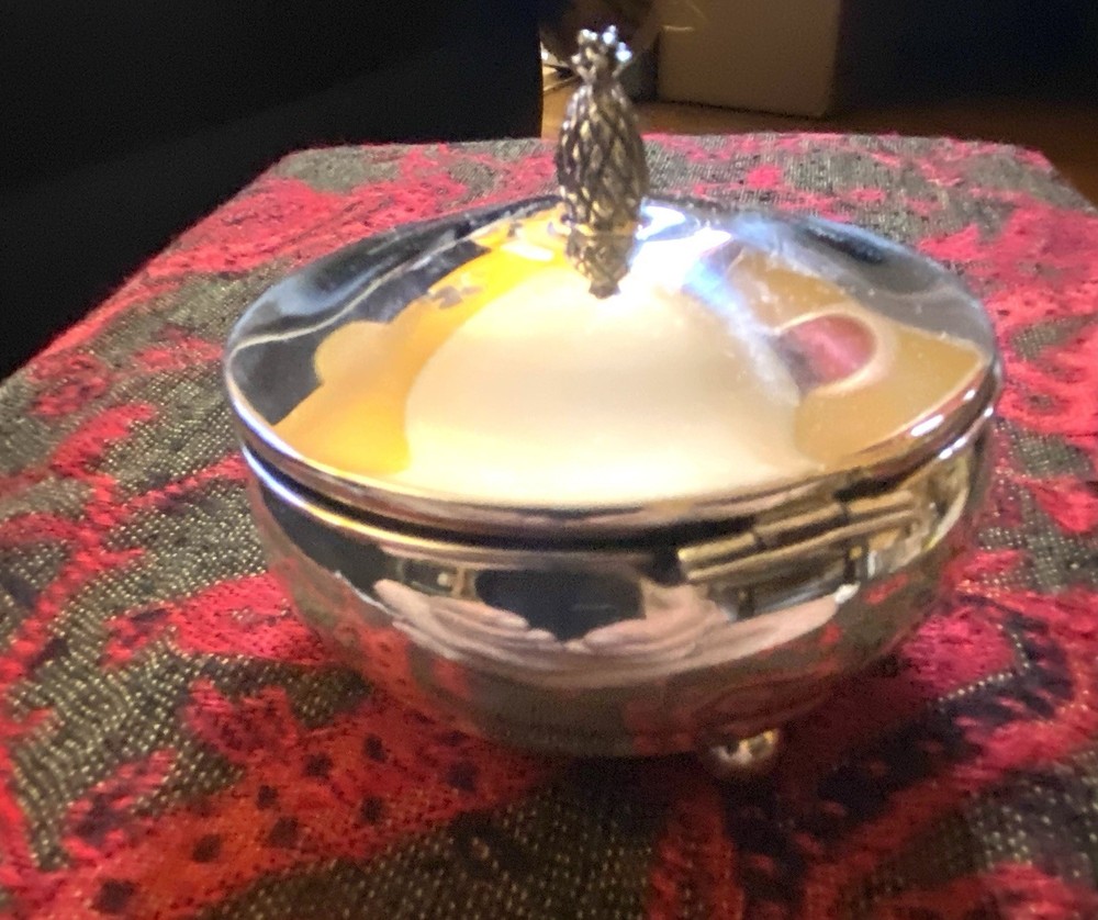 cartier sterling silver box trinket box