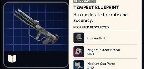 Arc Raiders -Tempest Blueprint