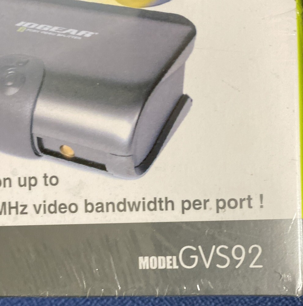 ^ IOGEAR 2-Port Video Splitter Model GVS92