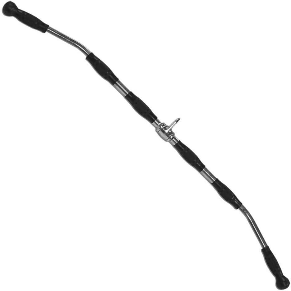 Body-Solid Tools Pro-Grip Lat Bar Cable Attachment for Gym, Functional Trainer