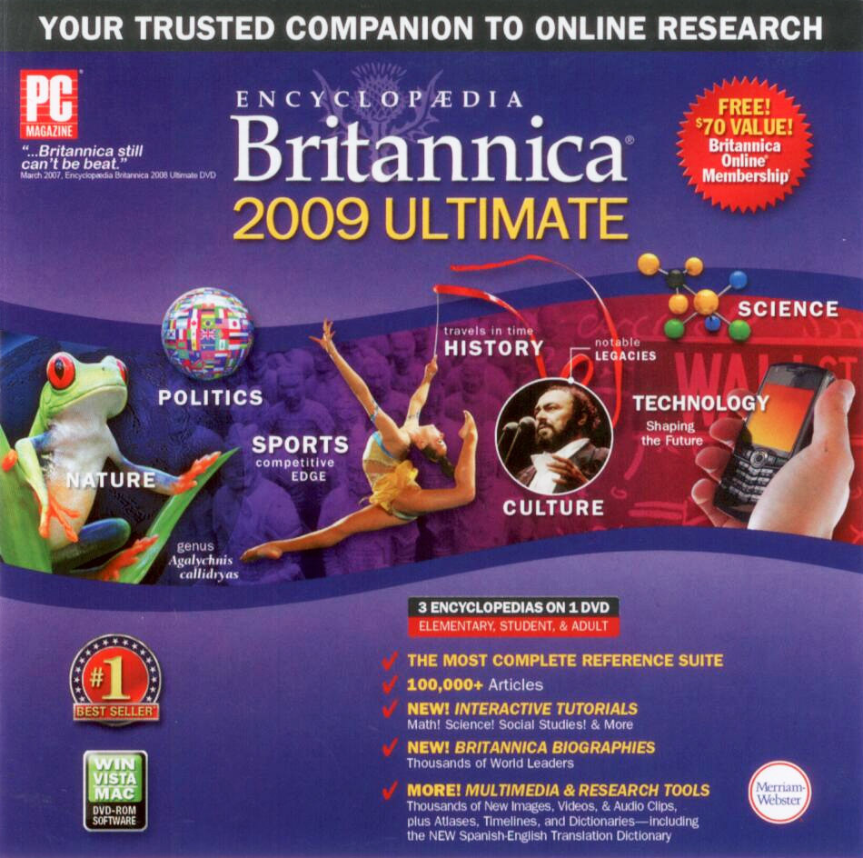 Encyclopedia Britannica 2009 DVD Ultimate Edition