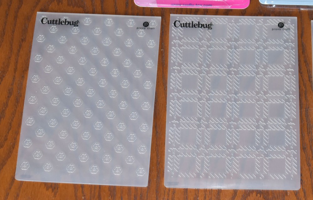 Cuttlebug Sizzix Embossing Folders Lot - Cards Scrapbook Crafting