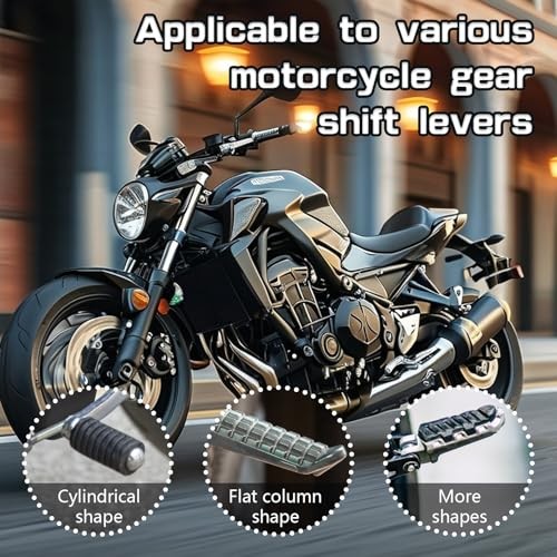 5 Pieces Motorcycle Shifter Shoe Protector - Universal Quick-Fit Riding