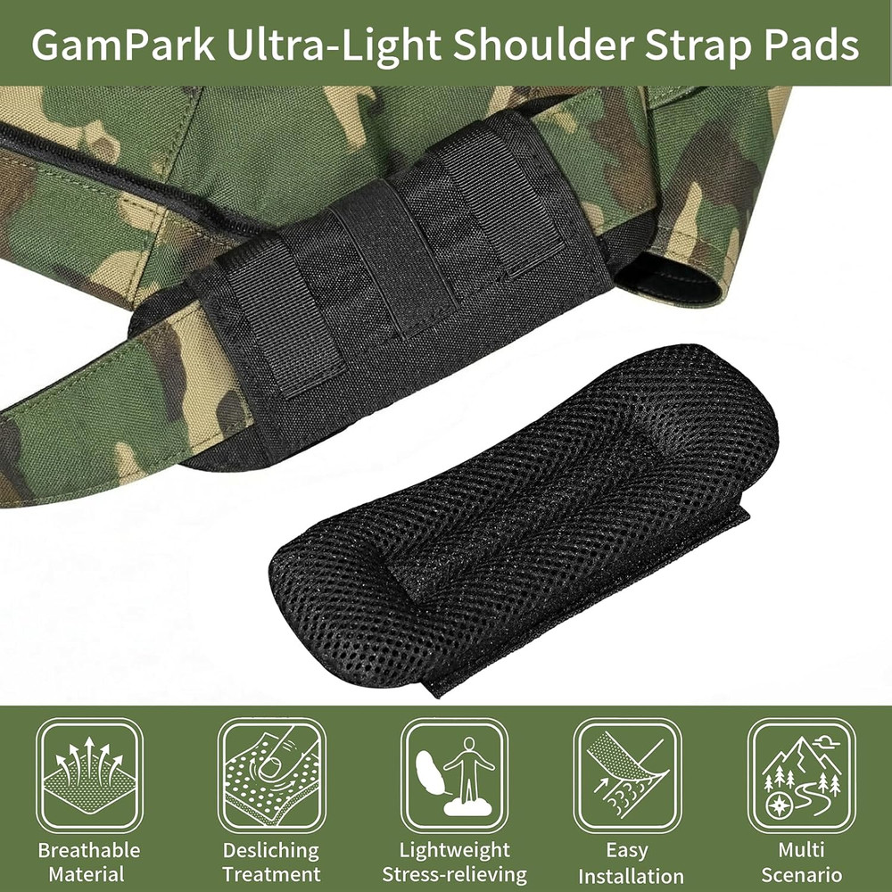 2 Pack Shoulder Strap Pad, Tactical Backpack Shoulder Pads for Sling Bag Strap,