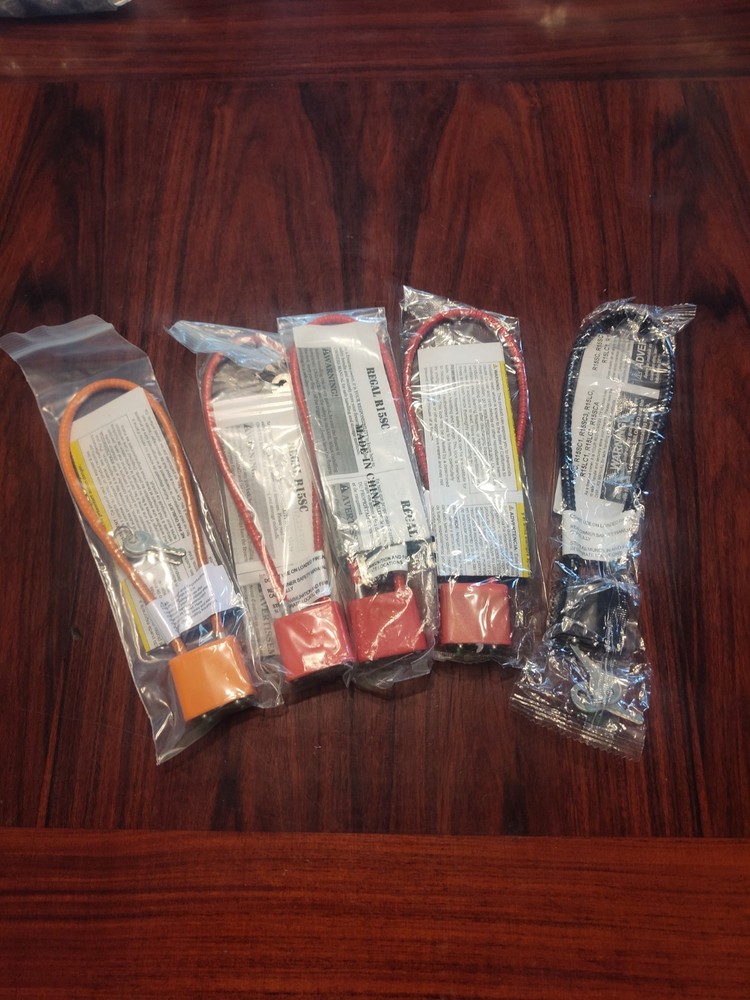 5 Safety Cables/Locks- with Keys