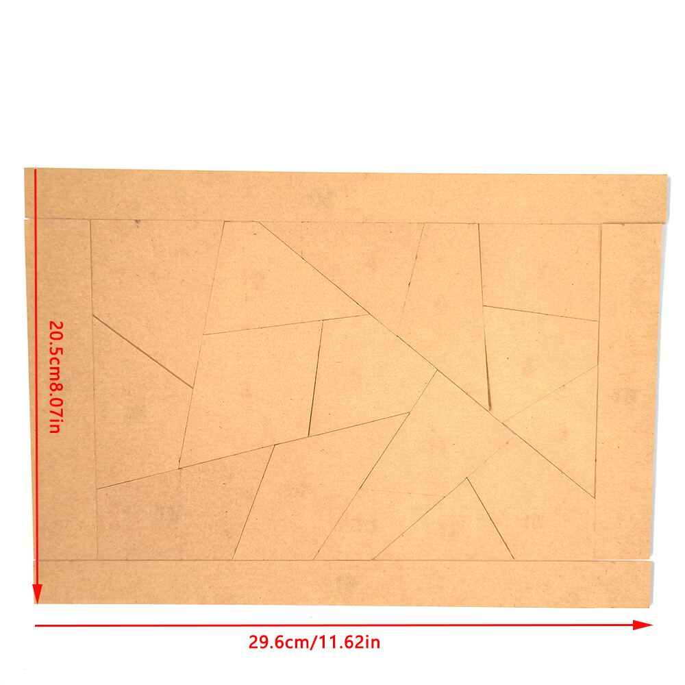 20pcs/set acrylic patchwork special ruler tea mat patchwork template