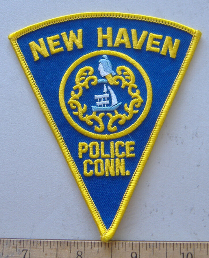 NEW HAVEN CONNECTICUT POLICE FABRIC PATCH