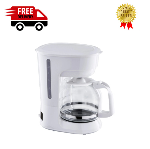 White 12 Cup Drip Coffee Make r, FreeShipping