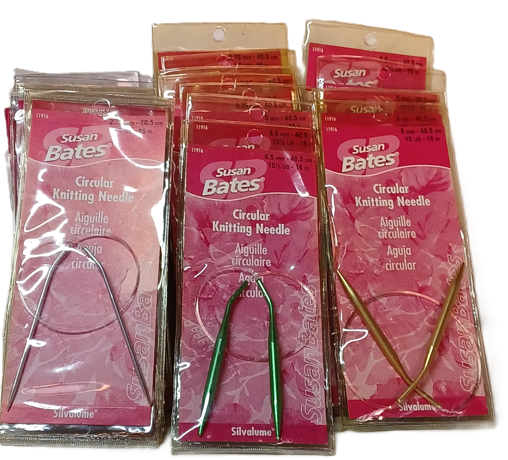 Susan Bates Silvalume Circular Knitting Needles
