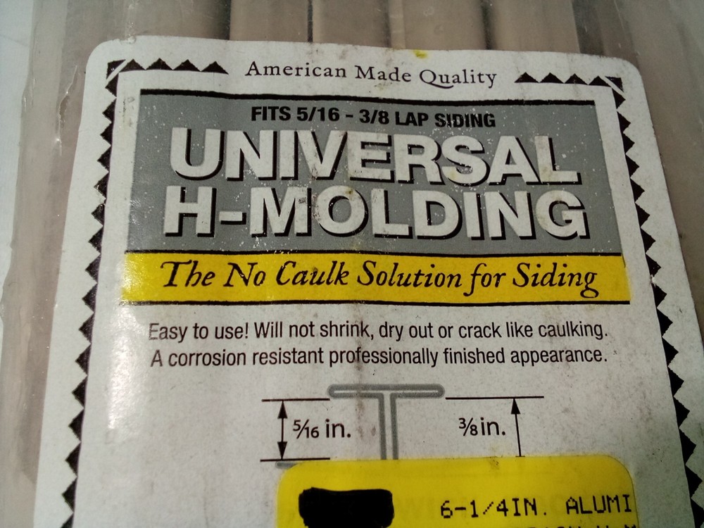 Appleton Universal H-Molding, 6-1/4" Non Primed Woodgrain