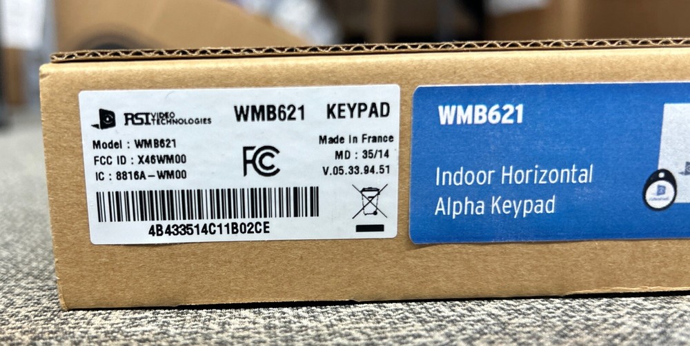 New RSI WMB621 Keypad With Badge Reader
